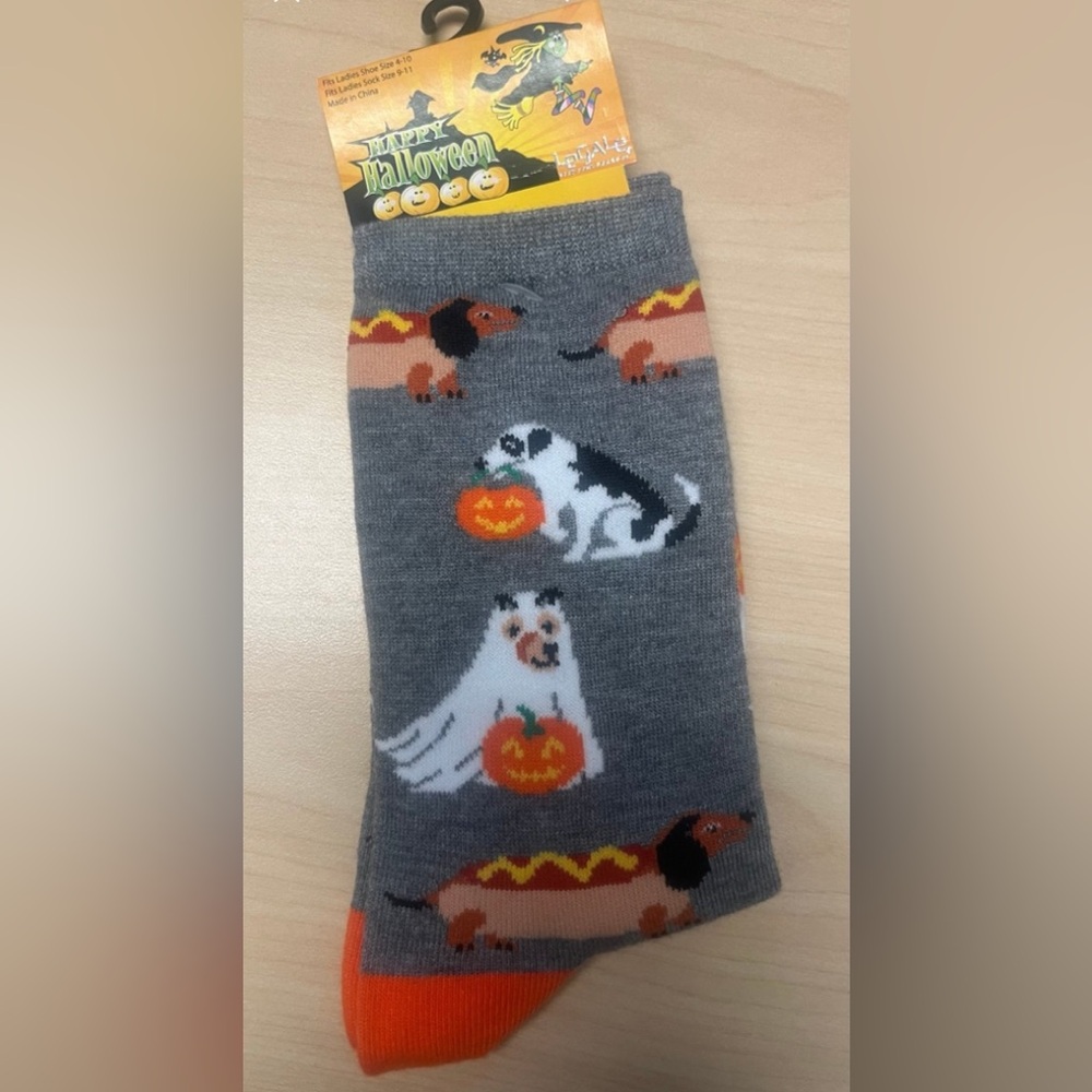 Halloween Dog Socks NWT